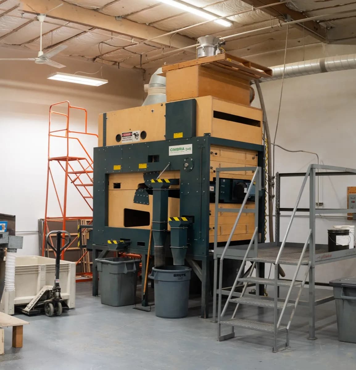 Orsetti Seeds milling facility, Hollister California